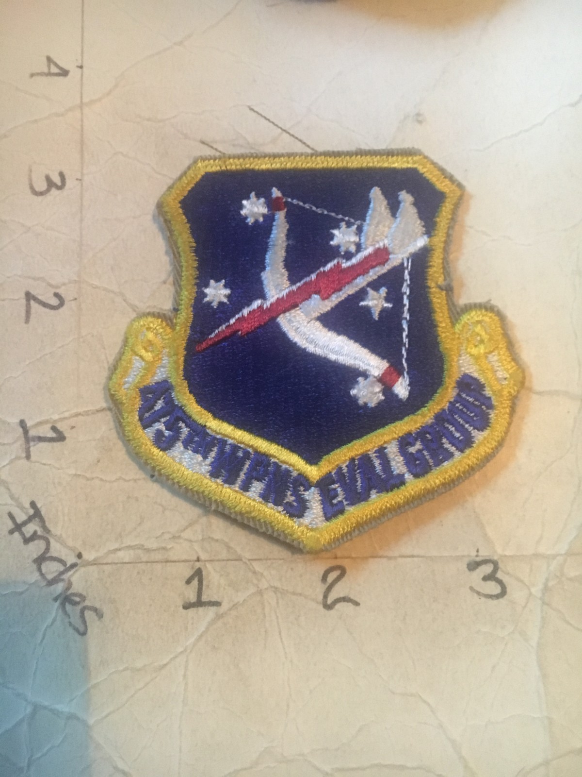 USAF 475th Weapons Evaluation Group Squadron patch 6/27/25