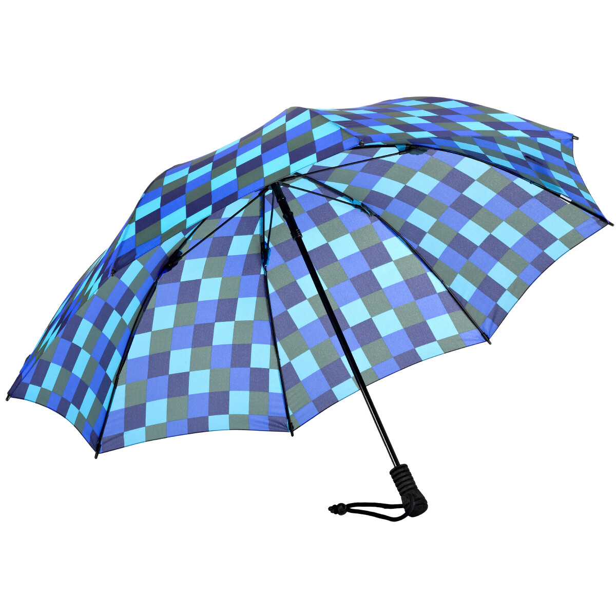 EuroSCHIRM Swing Liteflex Umbrella (Blue Squares) Trekking Hiking Lightweight