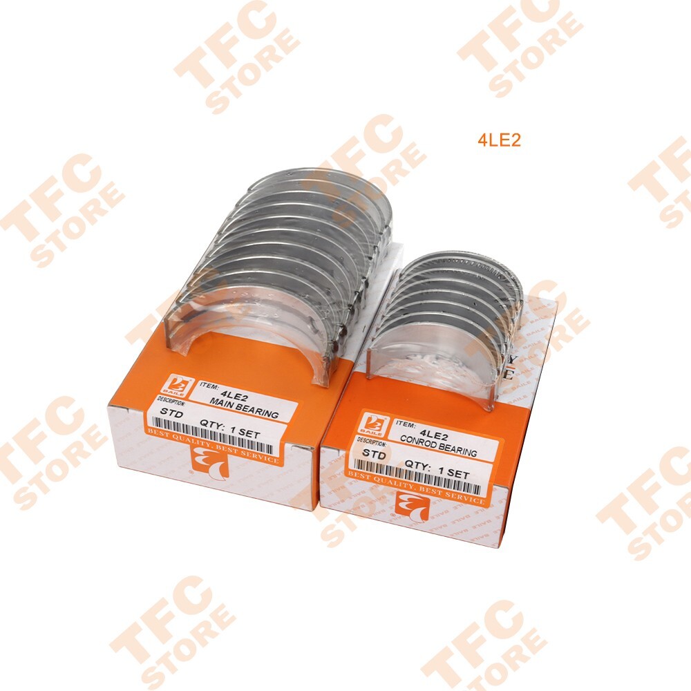 4LE2 Main Bearing & Con Rod Bearing Set For Isuzu Engine Excavator STD/0.25MM