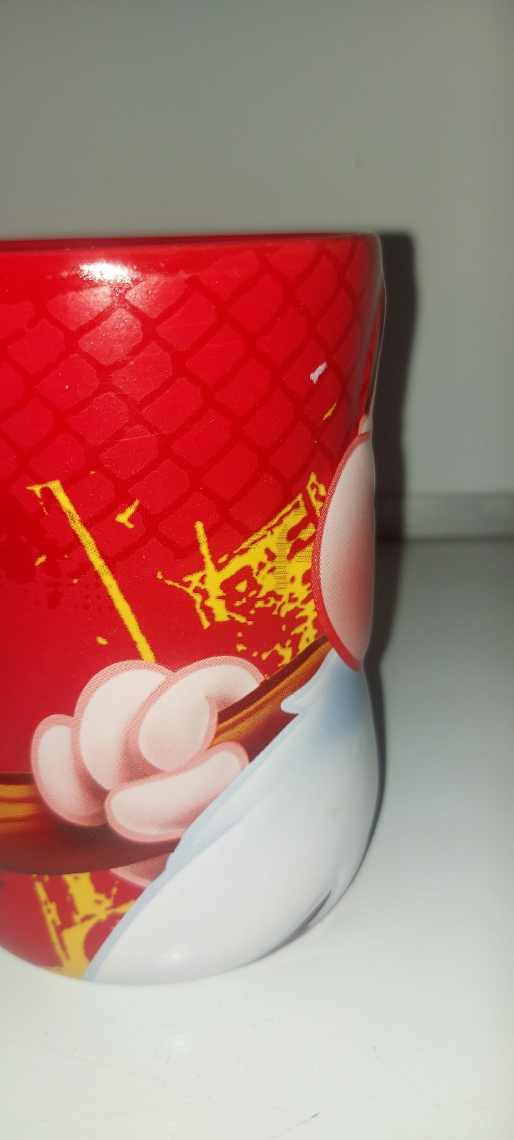 Disney Store Grumpy Mug Snow White Seven Dwarfs Red Character Mug