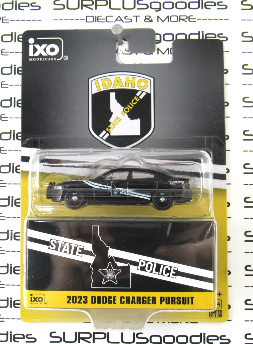 2026 IXO America 1:64 Idaho State Police Trooper 2023 DODGE CHARGER PURSUIT