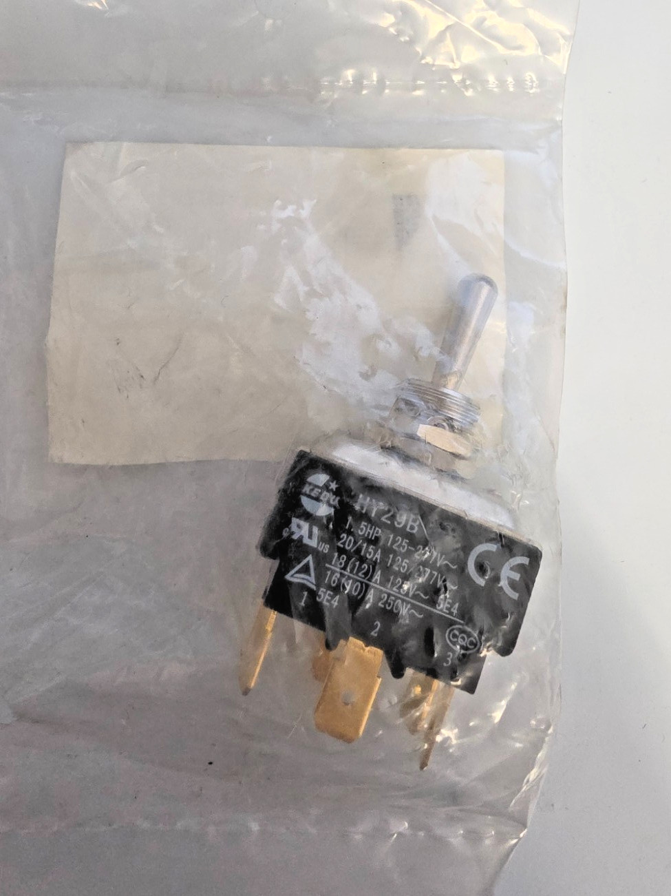 POWER FIRST Toggle Switch: 6 Connections, DPDT 2LMZ9
