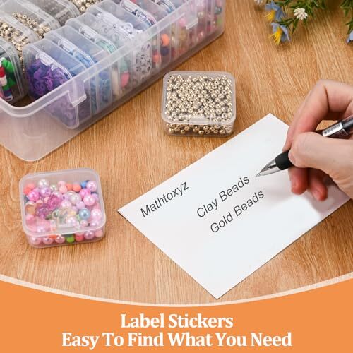 Bead Organizer Box, 3Pcs Small Bead Organizers and Storage Plastic Cases 1