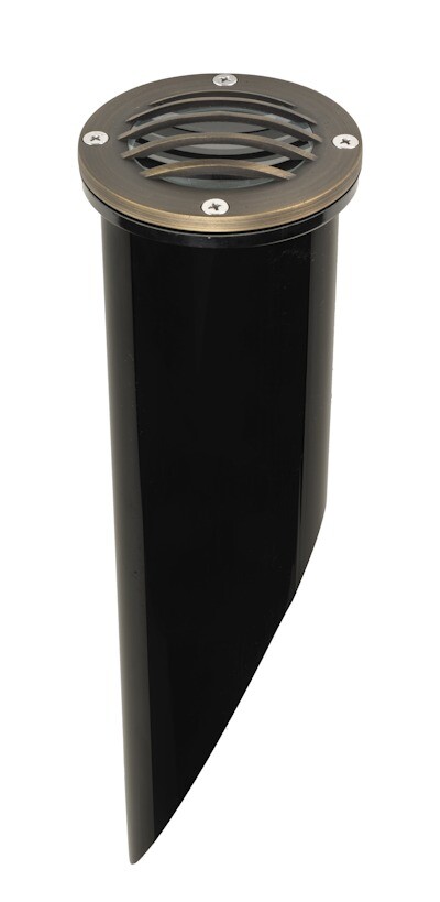 Brass Low Voltage LED Well Light-Landscape Lighting with LED Bulb Included