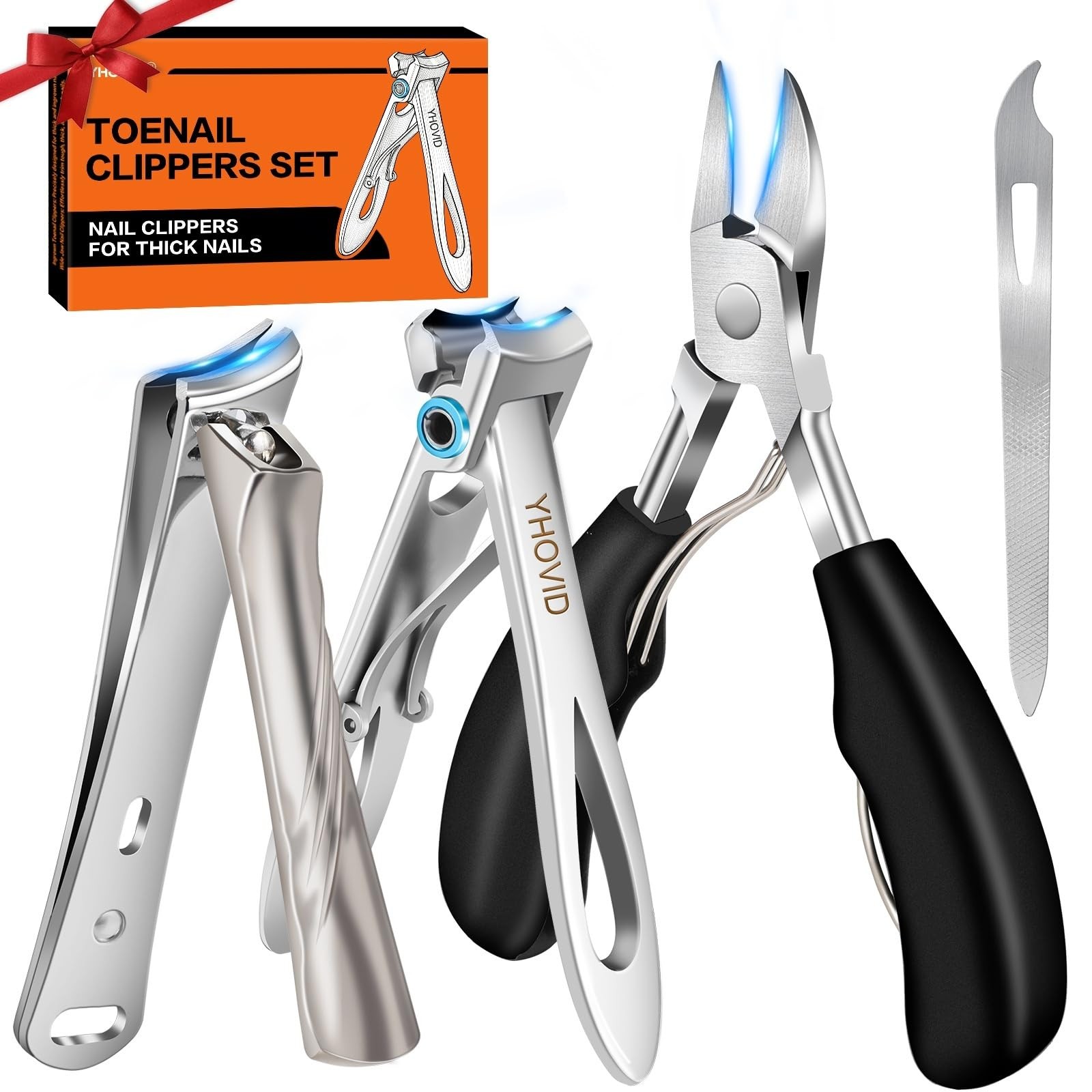 Toenail Clippers for Thick Nails Seniors – Wide Jaw Heavy Duty Cutter