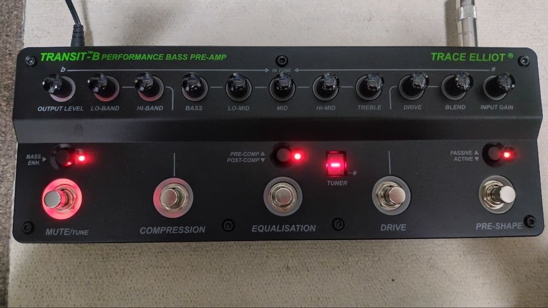 TRACE ELLIOT TRANSIT B Bass Preamp