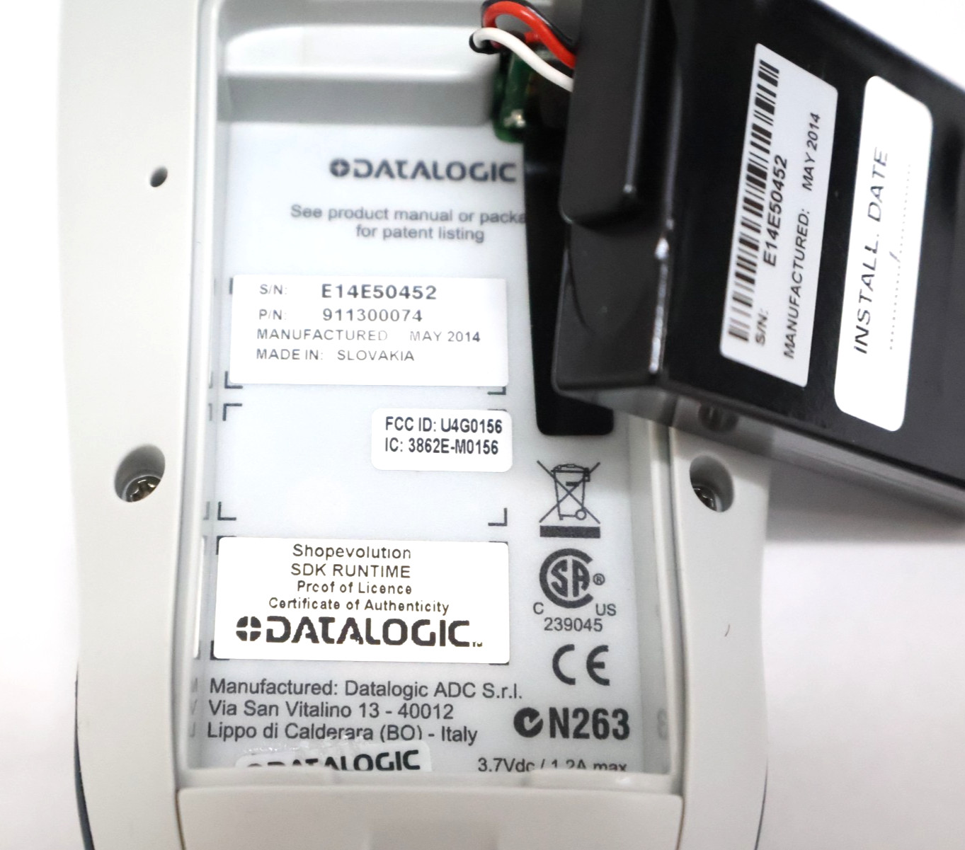 Datalogic Joya X1 Plus R2U Mobile Computer Barcode Scanner 911300074