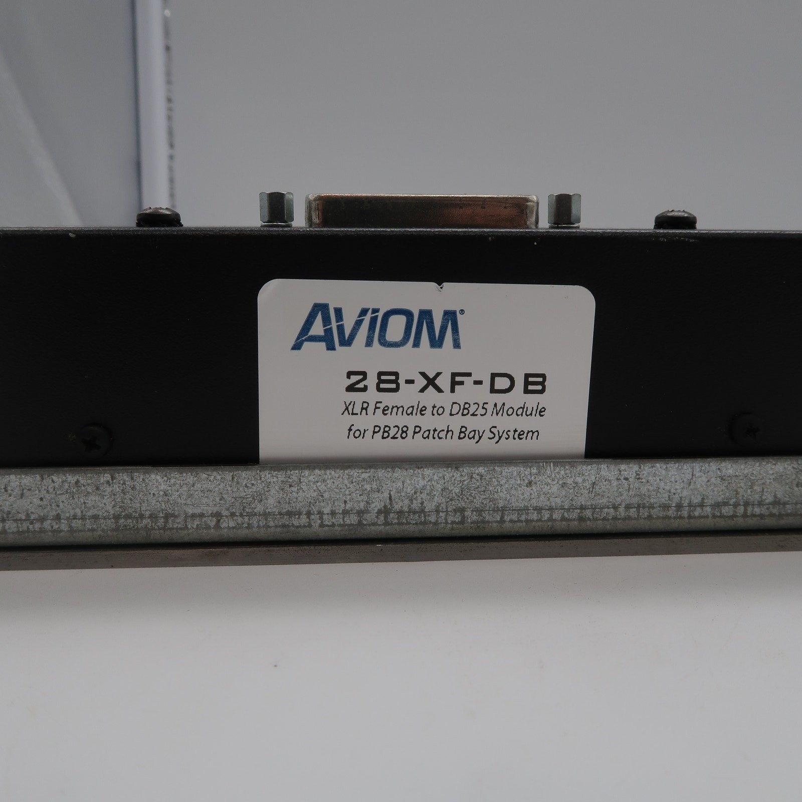 Aviom PB28 Patch Panel 2x 8-channel (28-XM-DB) modules