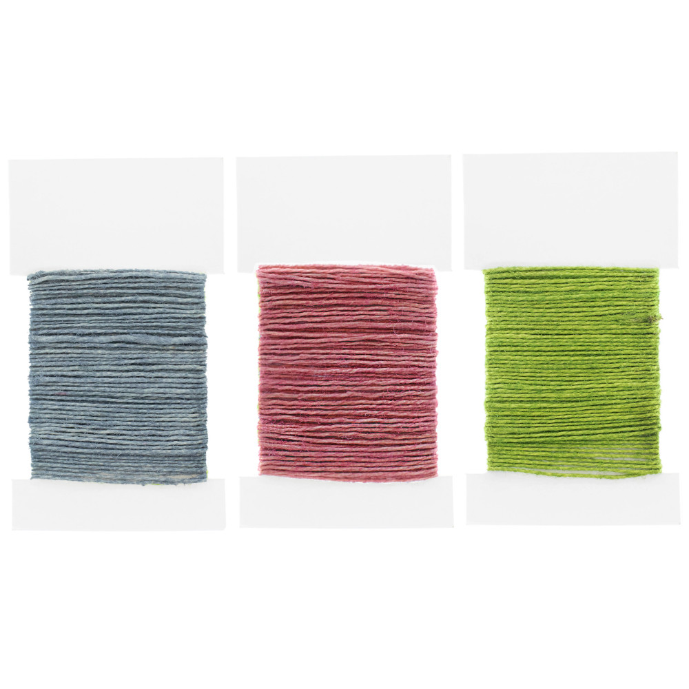 Craft County Jute Cord Packs – Available in Light Denim, Pink, and Sage