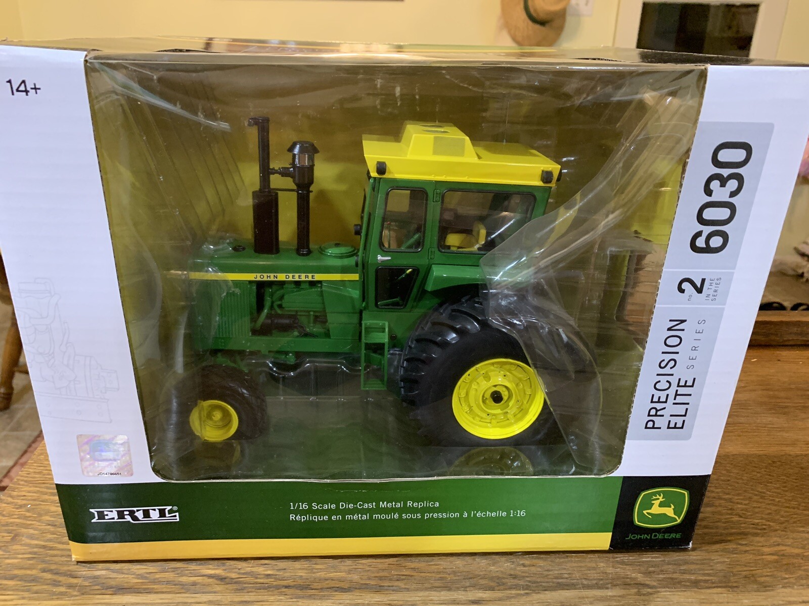 Ertl Precision Elite #2 John Deere 6030 with Cab Diecast 1:16 Scale. NIB