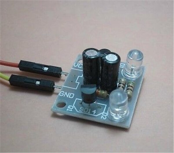 5Pcs Kit 5Mm Led Simple Flash Light Simple Flash Circuit Production Suite na