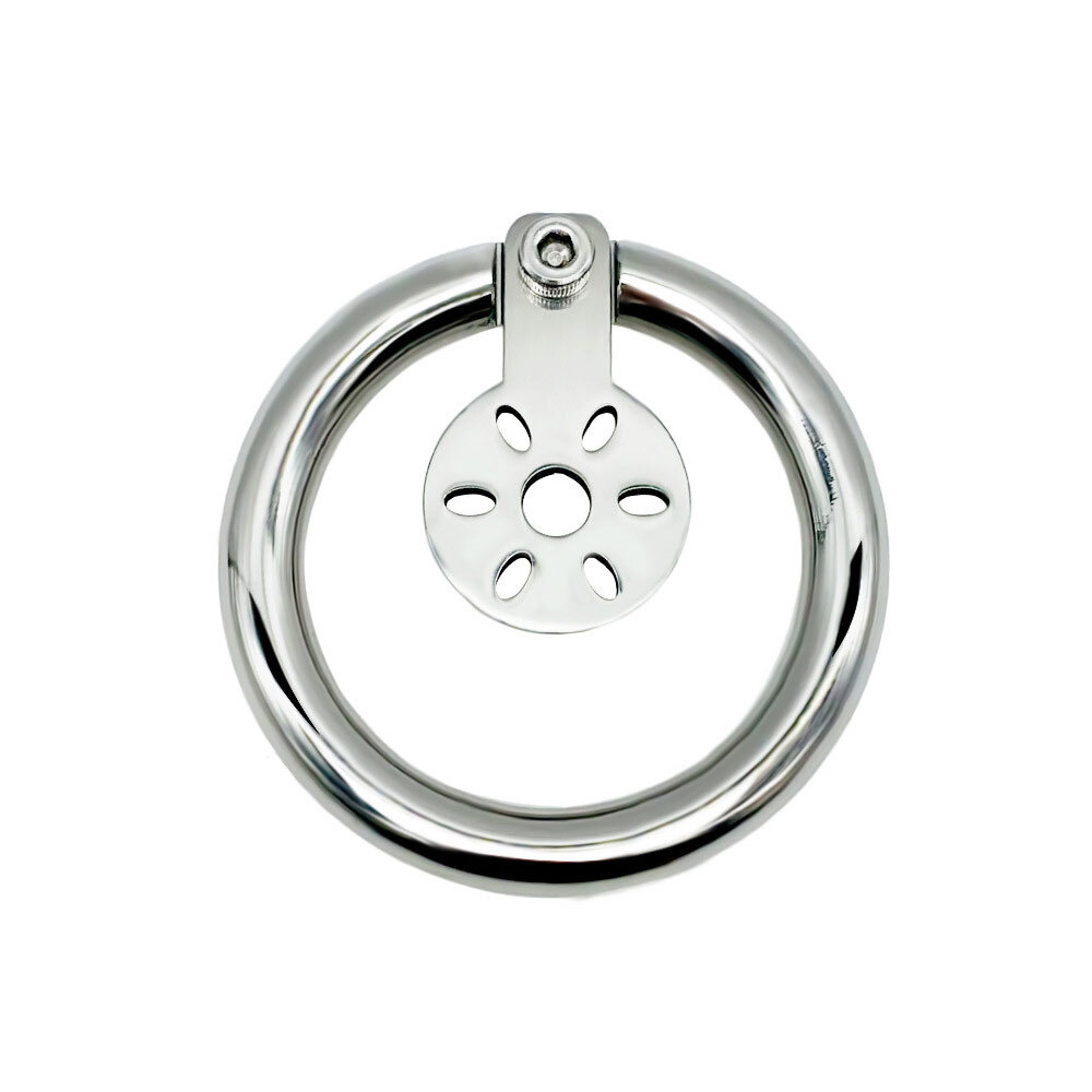 New Small Stainless Steel Cage Male Chastity Device Lightweigh Tight Rings~