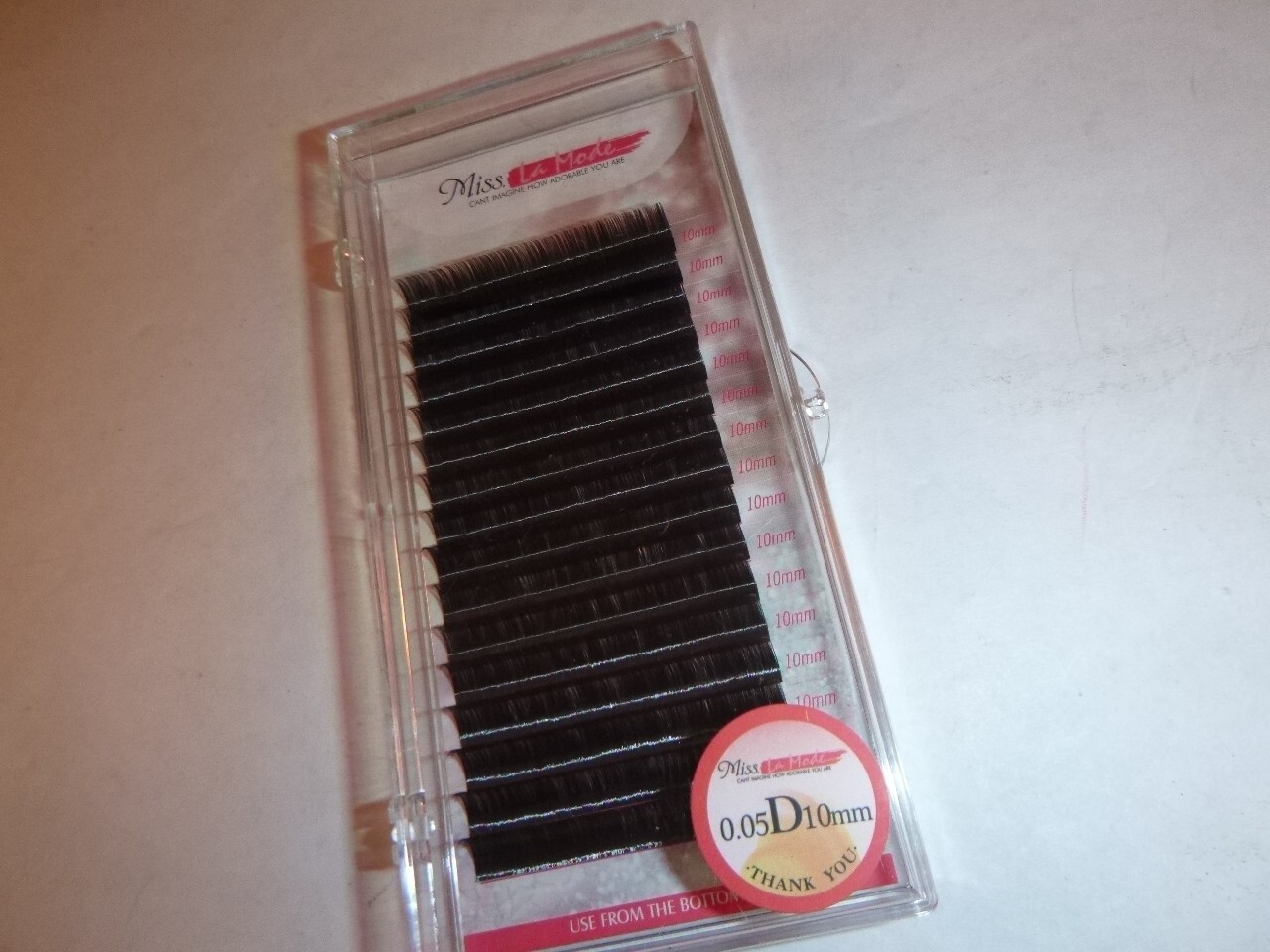 Miss La Mode Eye Lashes .05D10mm brand new!