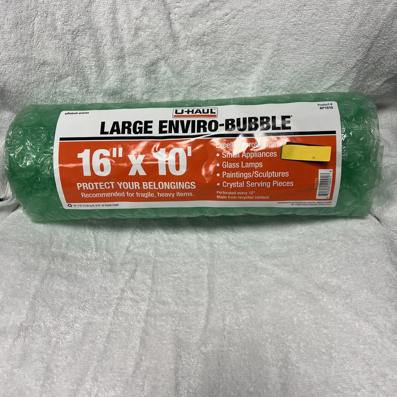 bubble wrap Large 16”x20’Large Enviro Bubble. Perforated Every 12”