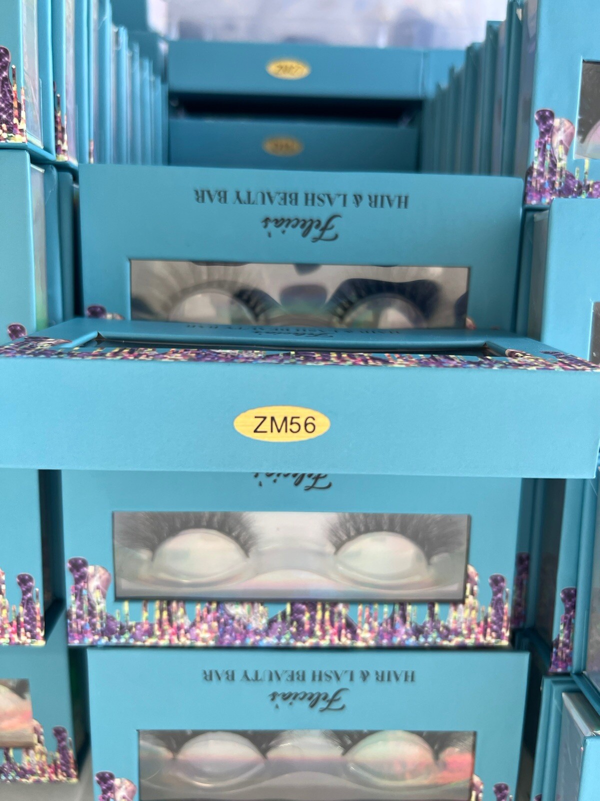 Mink Lashes fluffy false eyelashes, 18mm Dramatic look, Cat eye Apperance