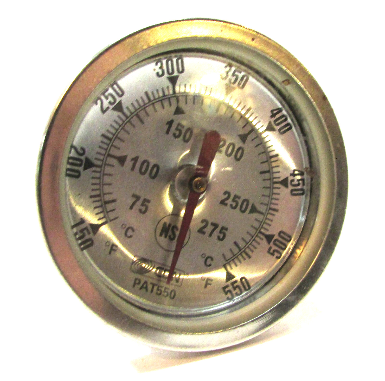 CDN Oven Thermometer Large 2.25" Dial Stainless Steel Fahrenheit and Centigrade