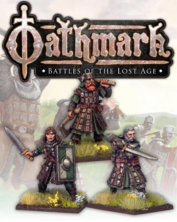 Oathmark - OAK410 - Human Heavy Infantry Champions - Fantasy War Games D&D