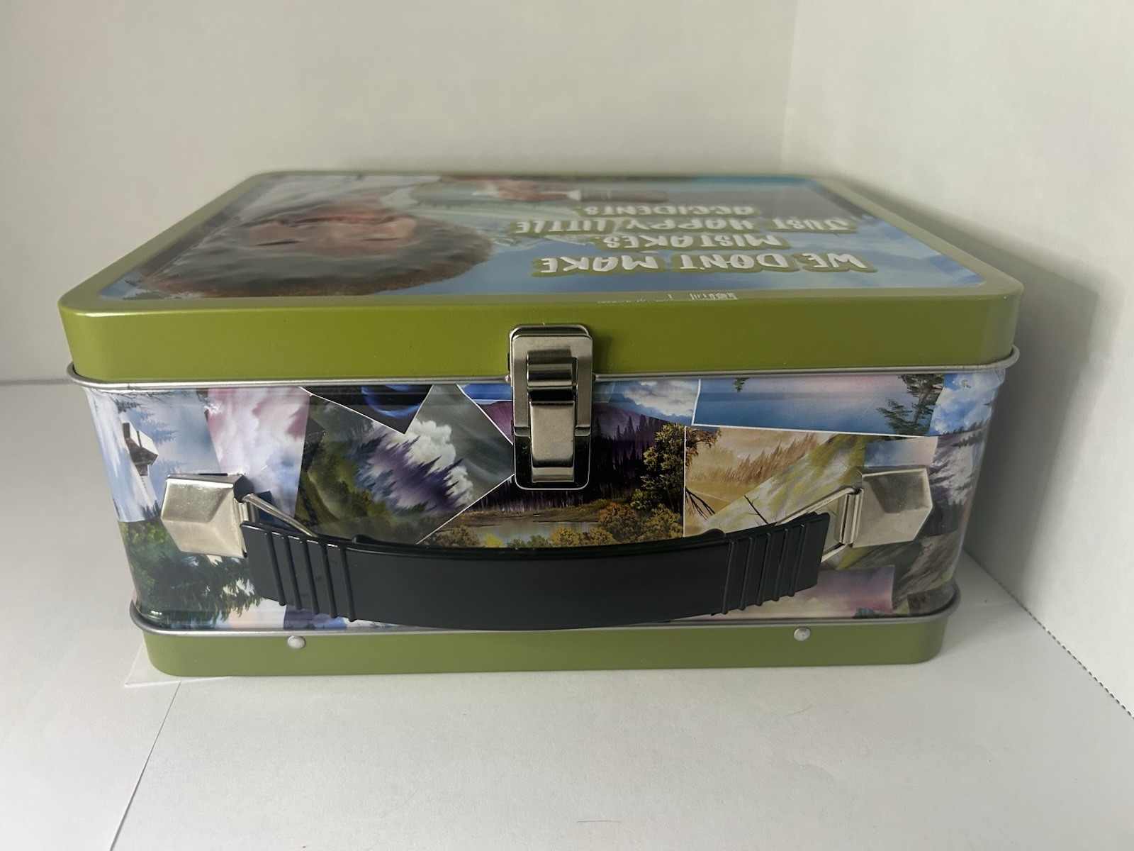 Bob Ross "Happy Accidents" Collectible Tin Lunchbox