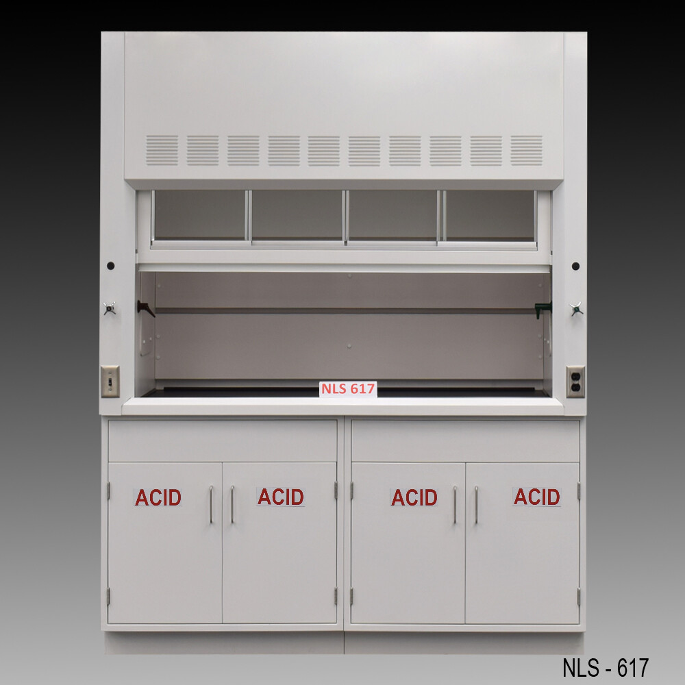 Chemical 6'  Fume Hood Exhaust w/ ACID Storage / Fisher American / E1-229