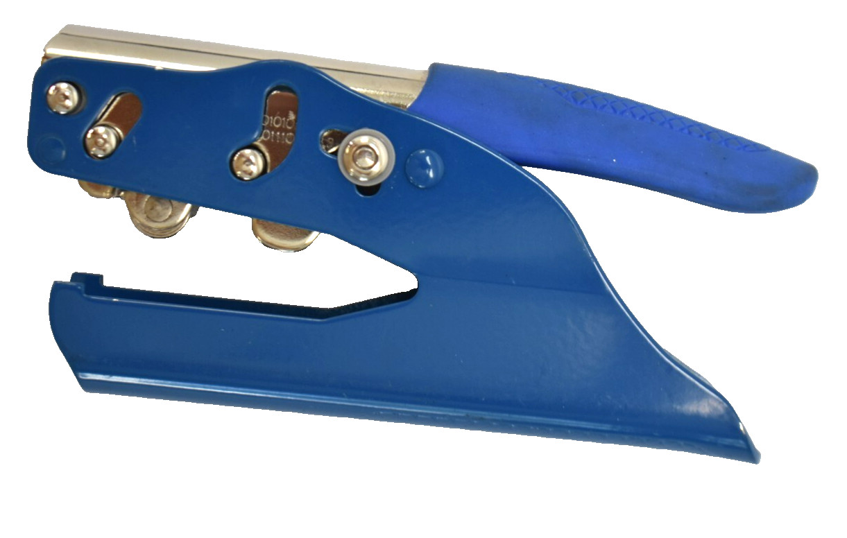 Shiny Model-EM Shiny Embossing Pocket Seal Tool Metal Blue Finish Steel