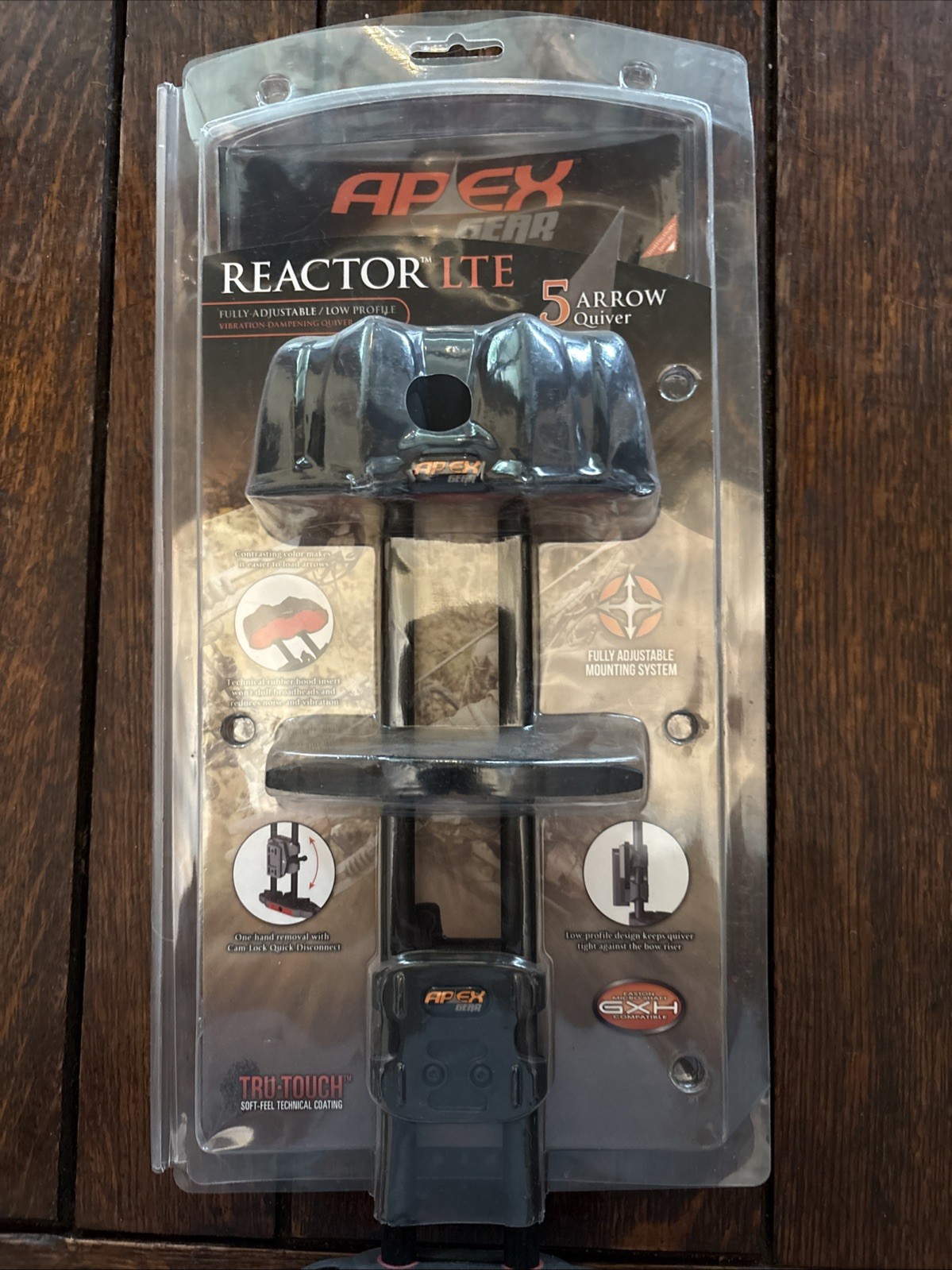 Apex Gear AG235BK Reactor LTE 5 Arrow Quiver - Black