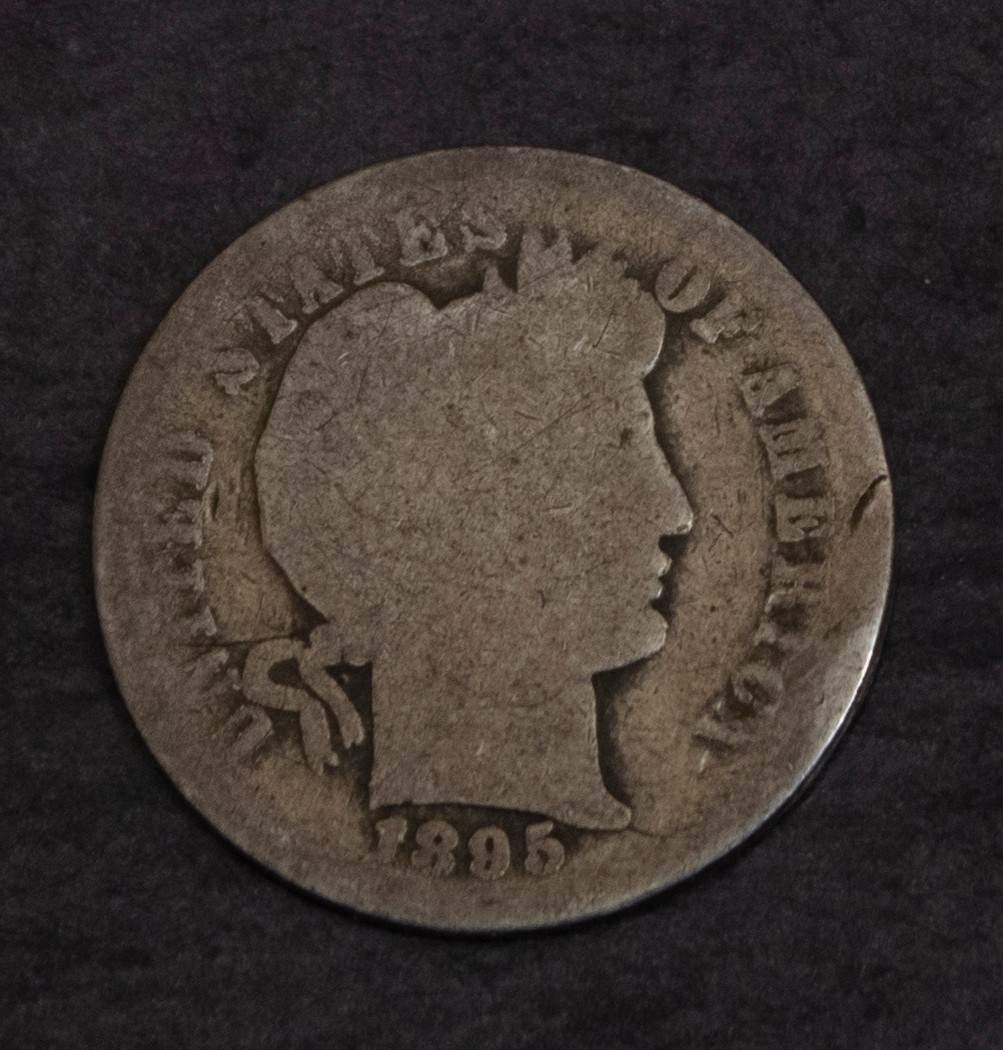 1895 S Barber Liberty Dime...............Lot 5995