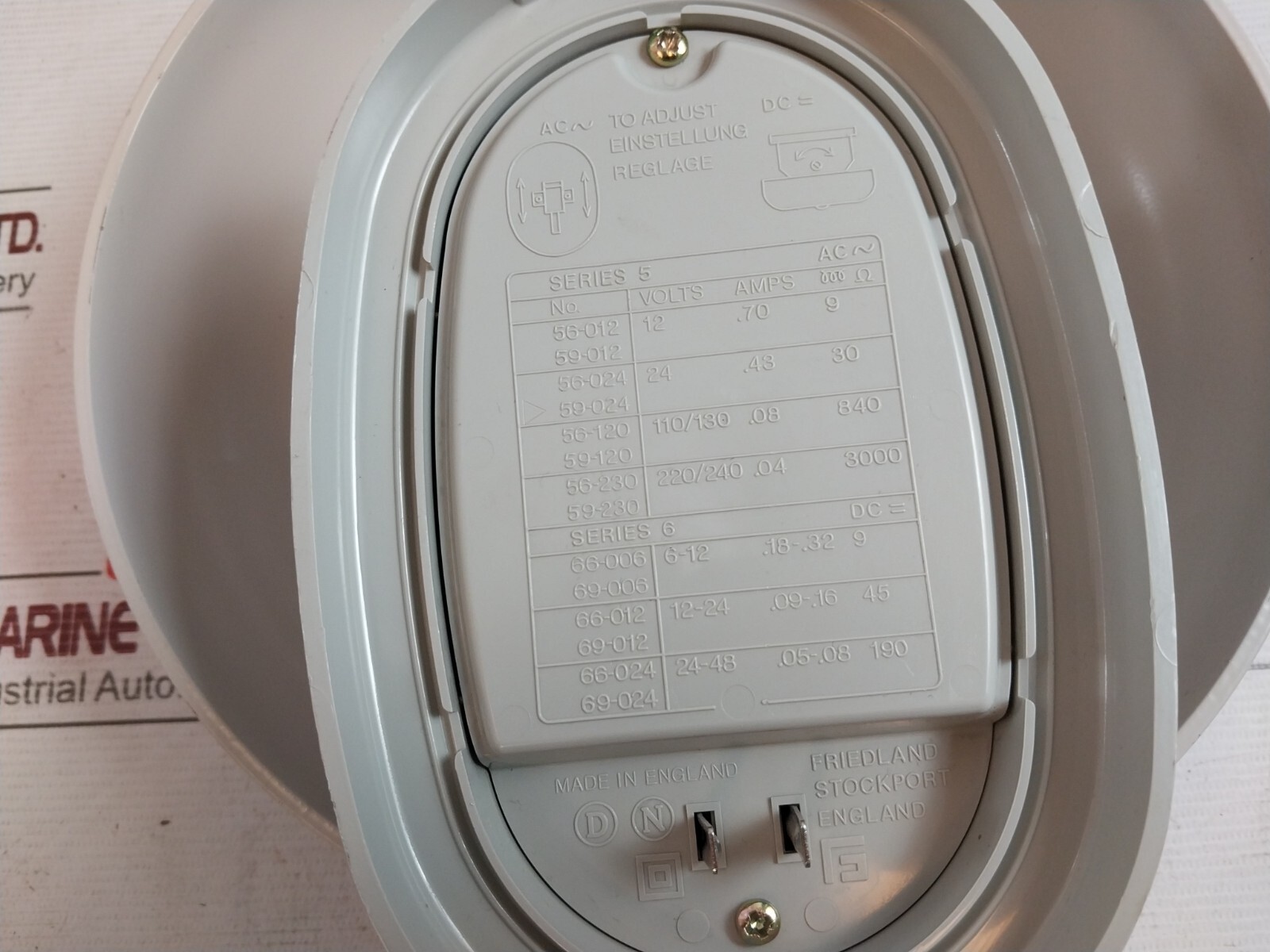 FRIEDLAND Alarm Bell (White)