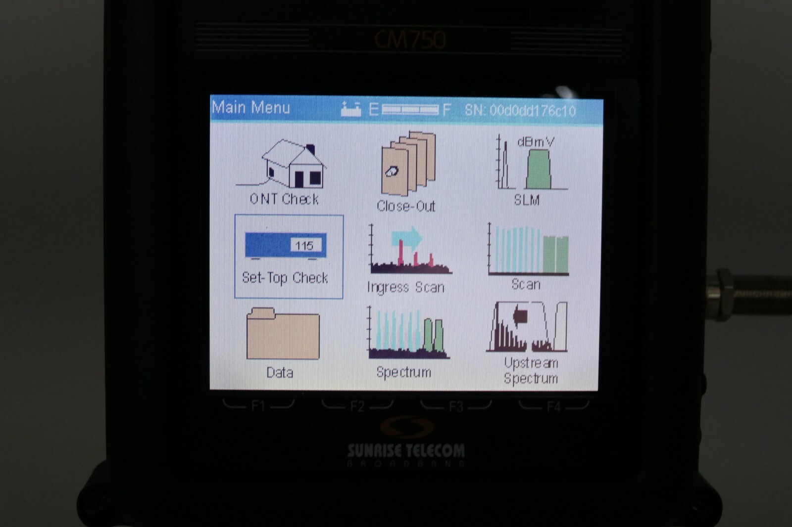 Sunrise Telecom CM750 Analog & Digital SLM Network Analyzer