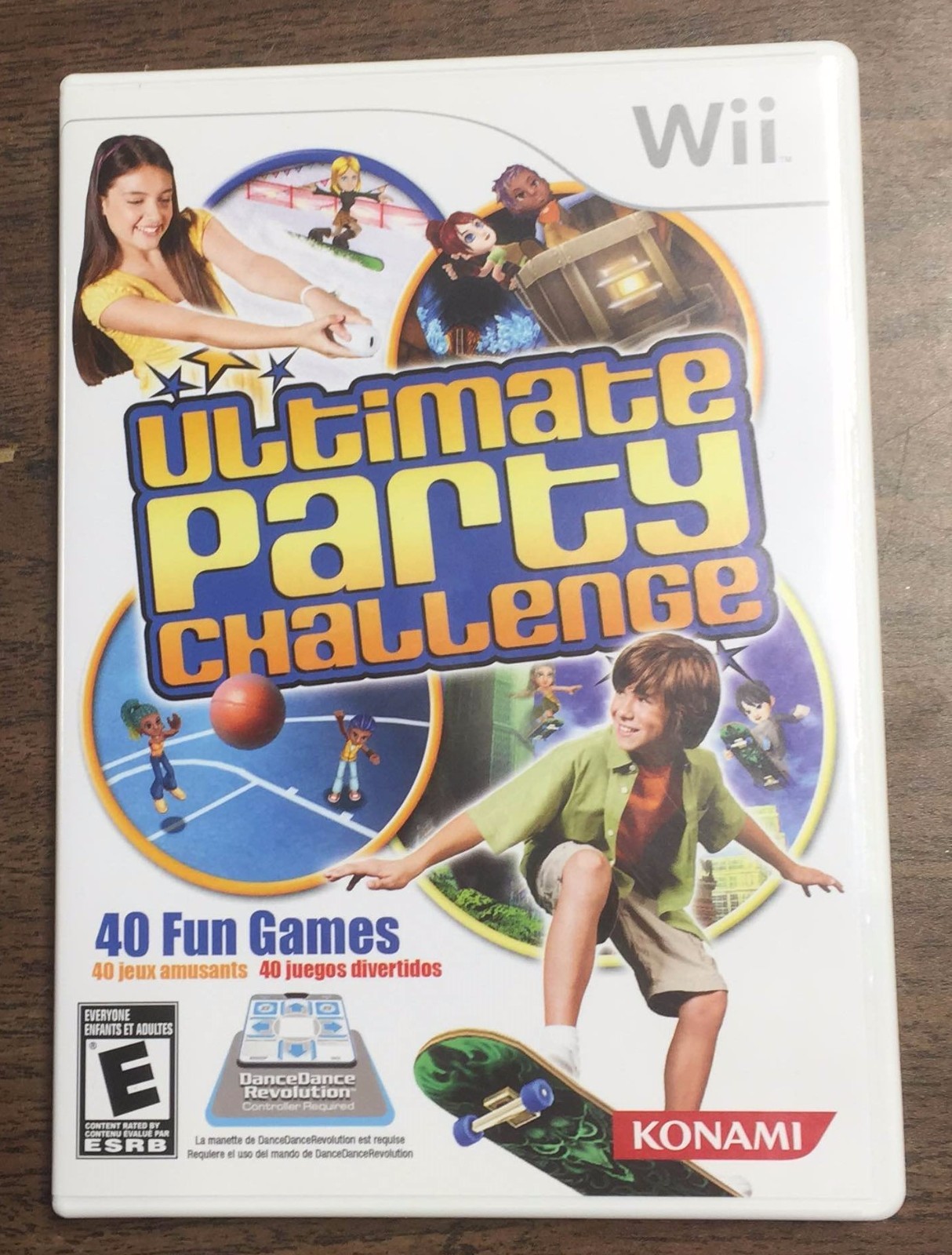 Ultimate Party Challenge Bundle w/Dance Pad * Mini-Games * Konami * Nintendo Wii
