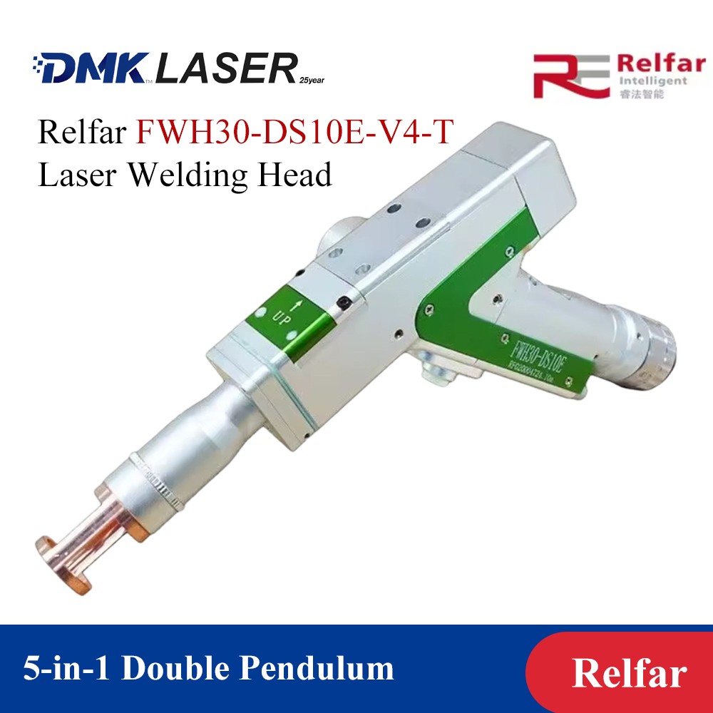 Relfar FWH30-DS10E-V4-T Double Pendulum Handheld Laser Welding Head Gun 5-In-1