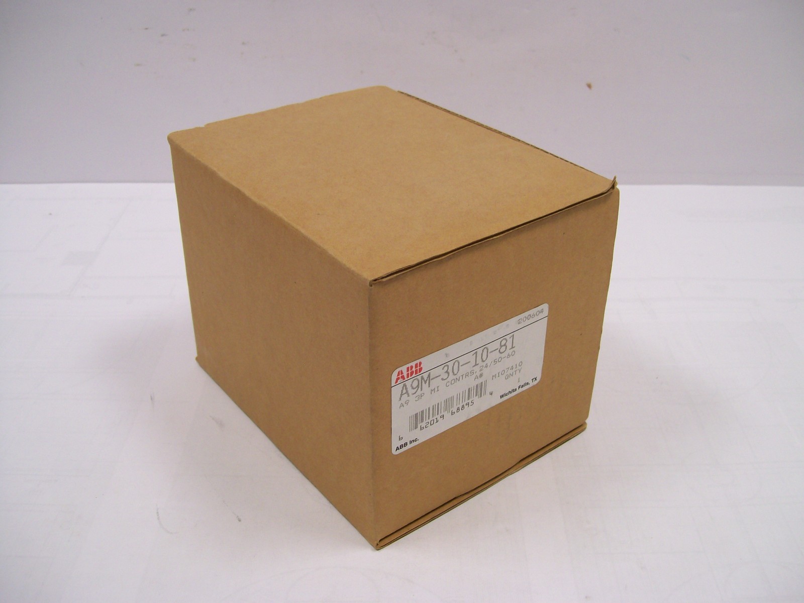 NEW NOS ABB A9M-30-10-81 24VAC Coil Dual Contactor Motor Controller   50310da