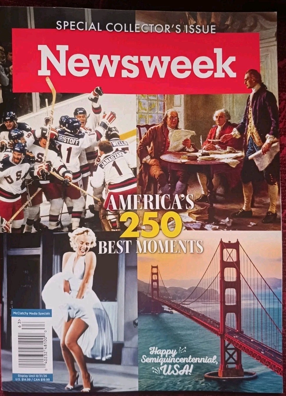 NEWSWEEK Magazine Special Collector's Issue  AMERICA'S 250 BEST MOMENTS