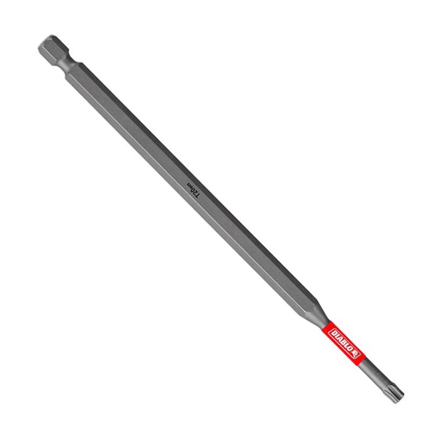 Diablo DT206P1 Durable Torque Resistant #20 Torx Drive Bit 6 in.