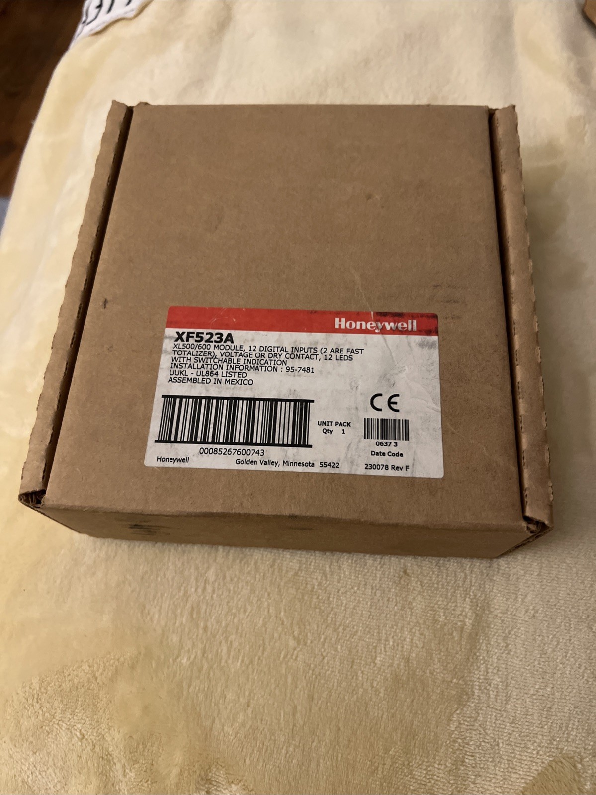 XF523A - HONEYWELL - XF523A / Digital Input Module New