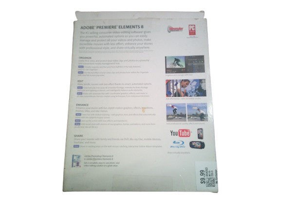 Adobe Premiere Elements 8 Education Movie Creator for Windows on DVD