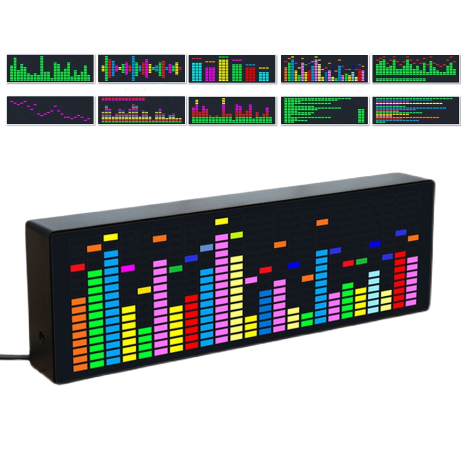 Music Spectrum Analyzer Stereo VU Meter Indicator LED Level Display Amplifier