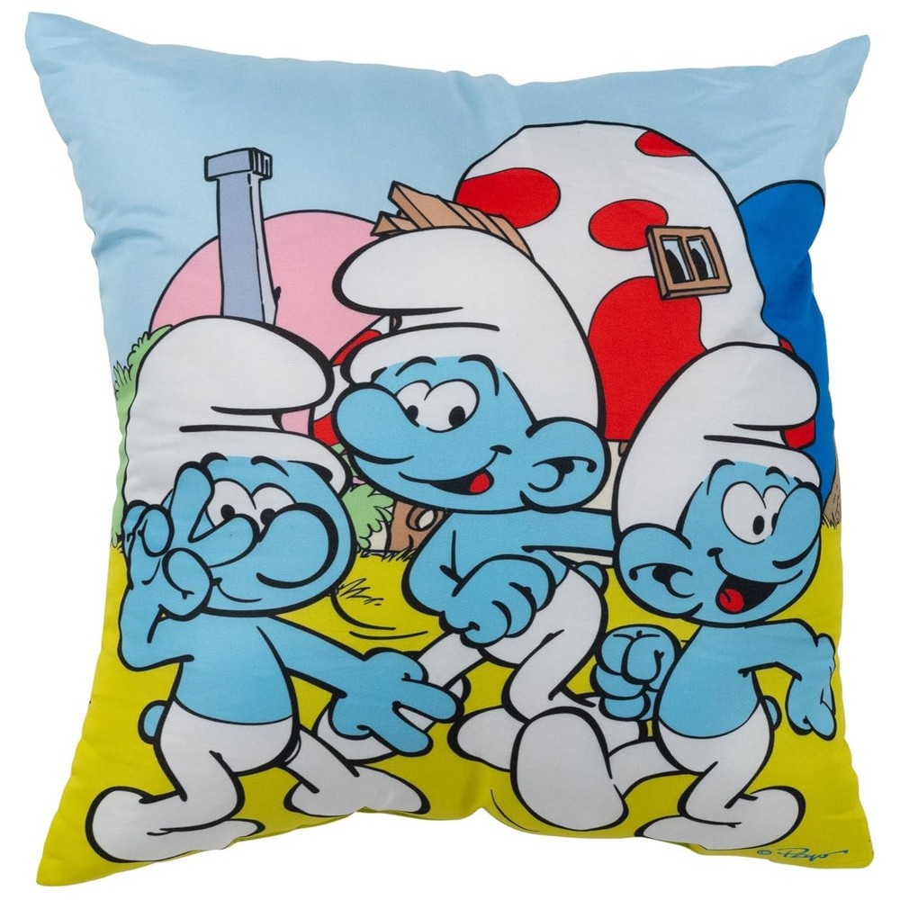 United The Smurfs - Village Life Decorative Cushion (40x40cm)