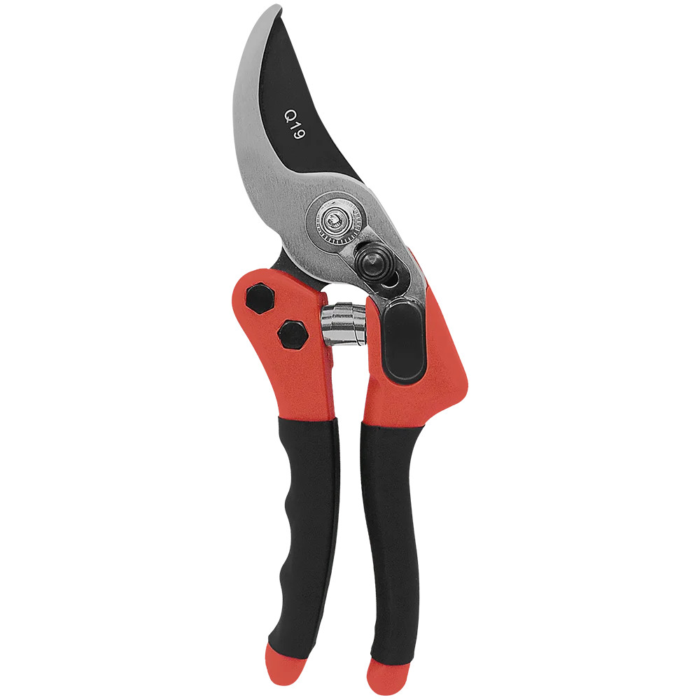 Zenport Q19 Euro-Pro Small Horticulture Pruner, 7.75-Inch, Red/Black