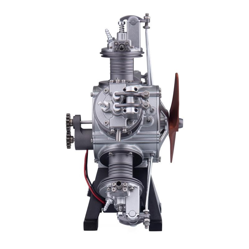 TECHING Electric Engine Five Cylinders Radial Realistic DIY Art Display Model