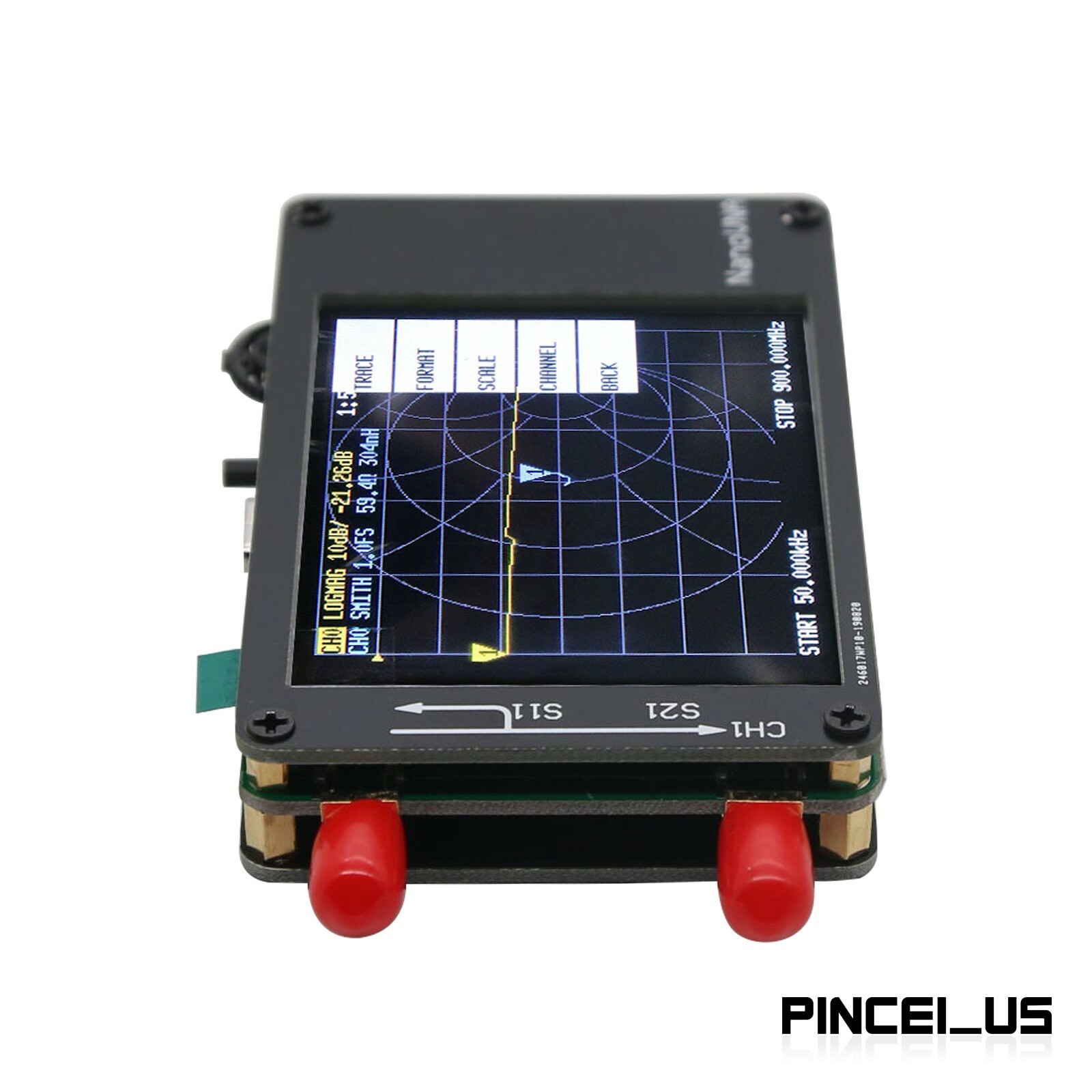 NanoVNA 50KHz-2GHz Vector Network Analyzer for MF HF VHF UHF Antenna 2.8"