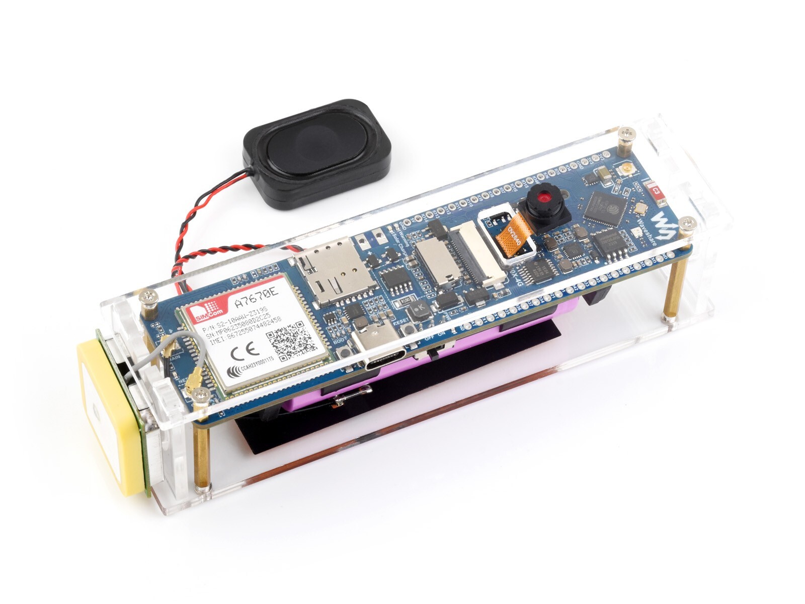 Waveshare ESP32-S3 A7670E 4G Development Board LTE Cat-1 /2G/WiFi/Bluetooth GGNS