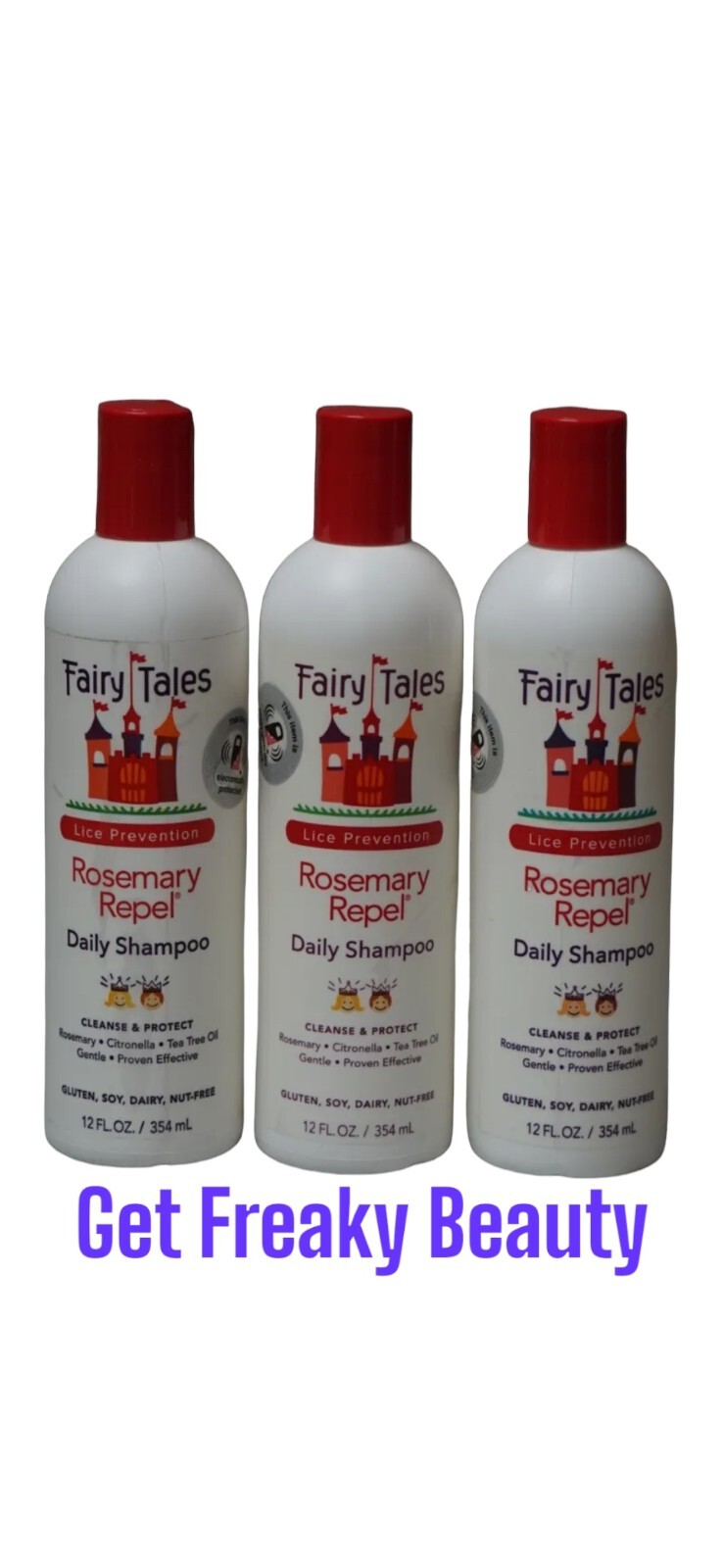 3 PACK. 12 oz. Fairy Tales Rosemary Repel Daily Shampoo. 354ml. FREE SHIPPING.