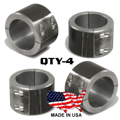 4 - Steel Universal Weld On Bar Clamp 2" Roll Cage Fabrication Mount 4 Bolt