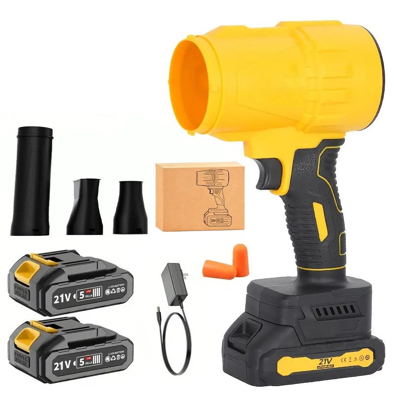 Electric Cordless Leaf Blower 21 Battery, 30000 RPM Handheld Electric