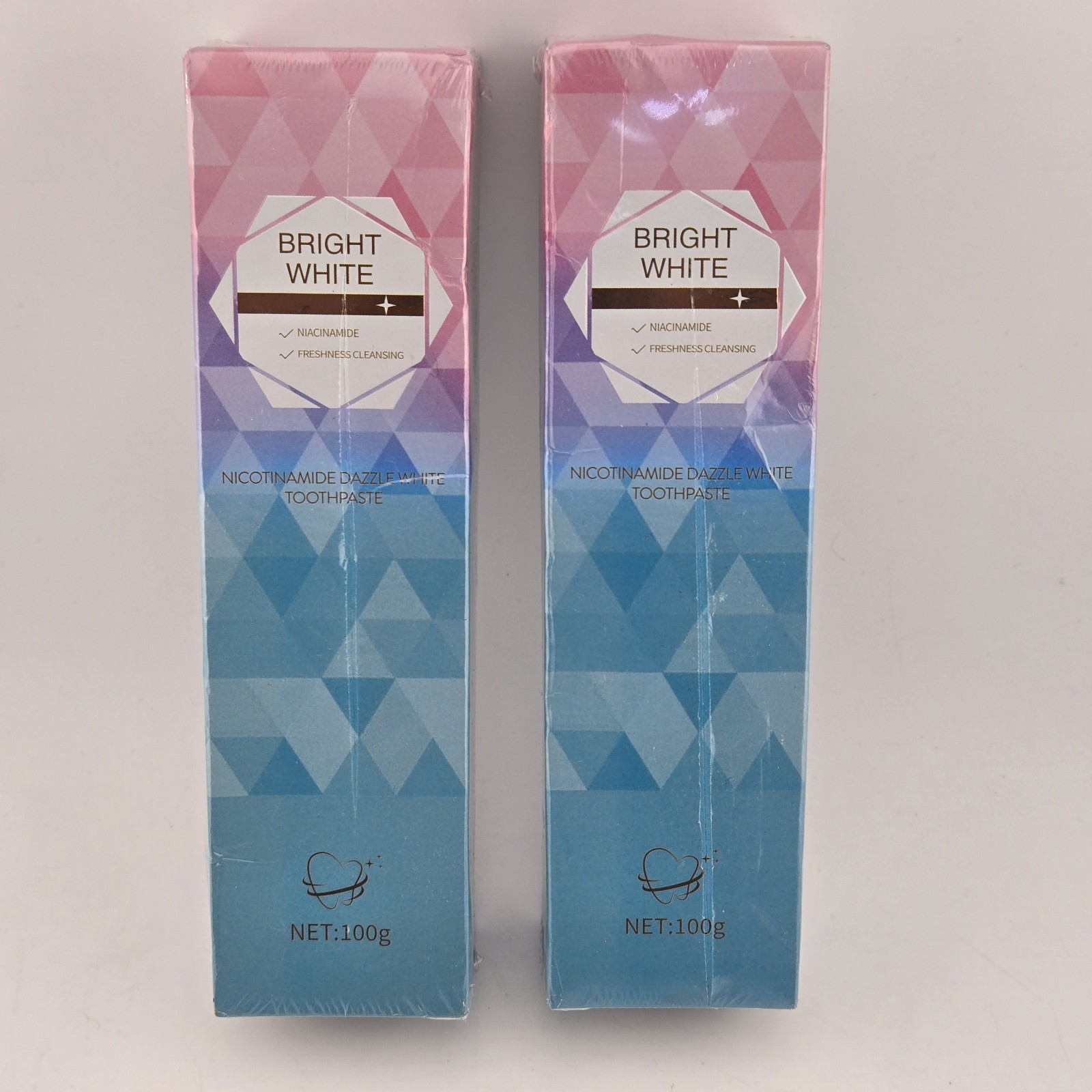 HUNMUI Niacinamide Dazzle White Toothpaste Set of 2 100g Each Exp 2028 New