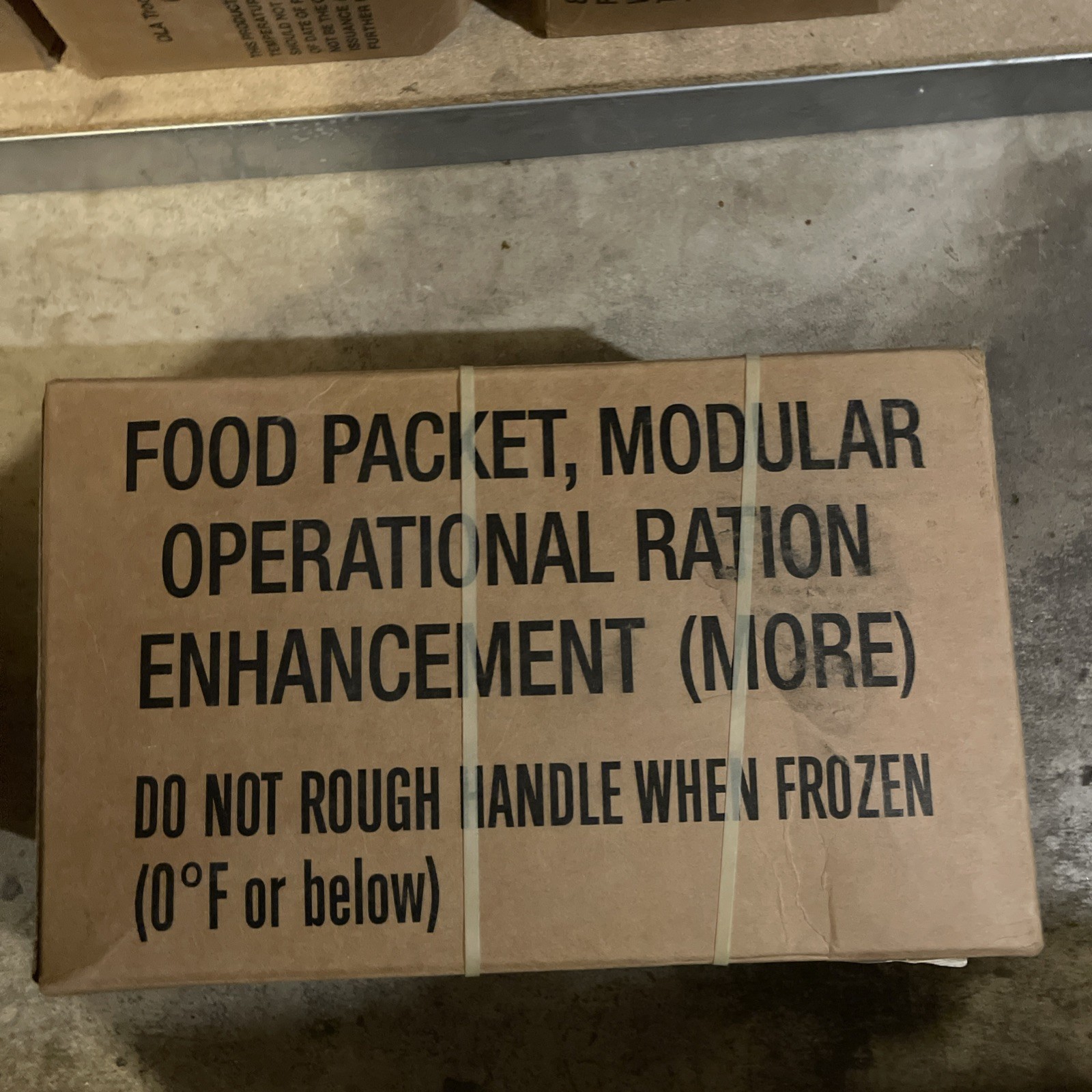 Case Modular Operational Ration Enhancement MORE Hot Weather 07- 26 MRE 24 Meals
