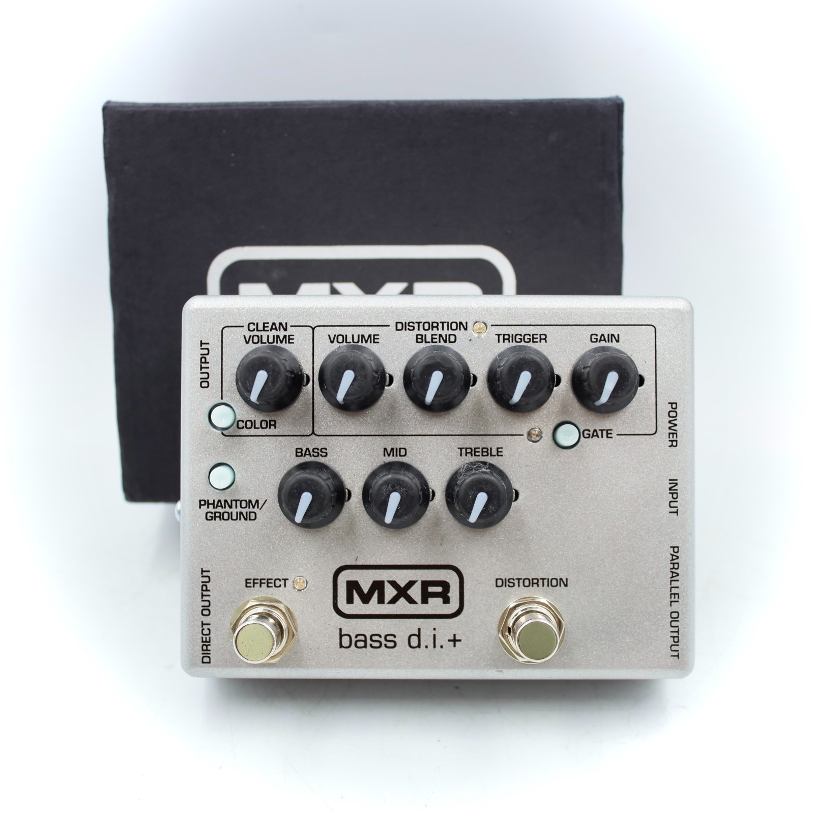 MXR M80 Bass DI + Bass Preamp Distortion Limited Silver With Original Box
