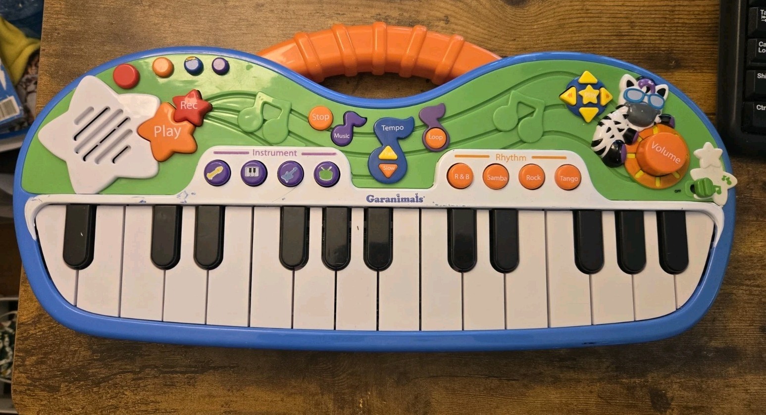 Rare 2011 Garanimals Garan Piano Keyboard Music Station - Working!