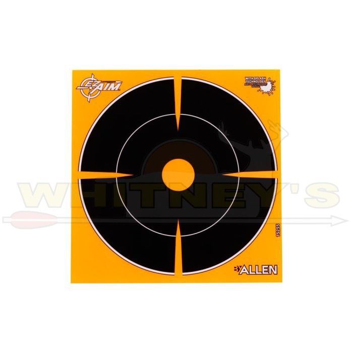 Allen EZ Aim Splash Reflective Bullseye Paper Targets - 6in. - 12pk - 15255