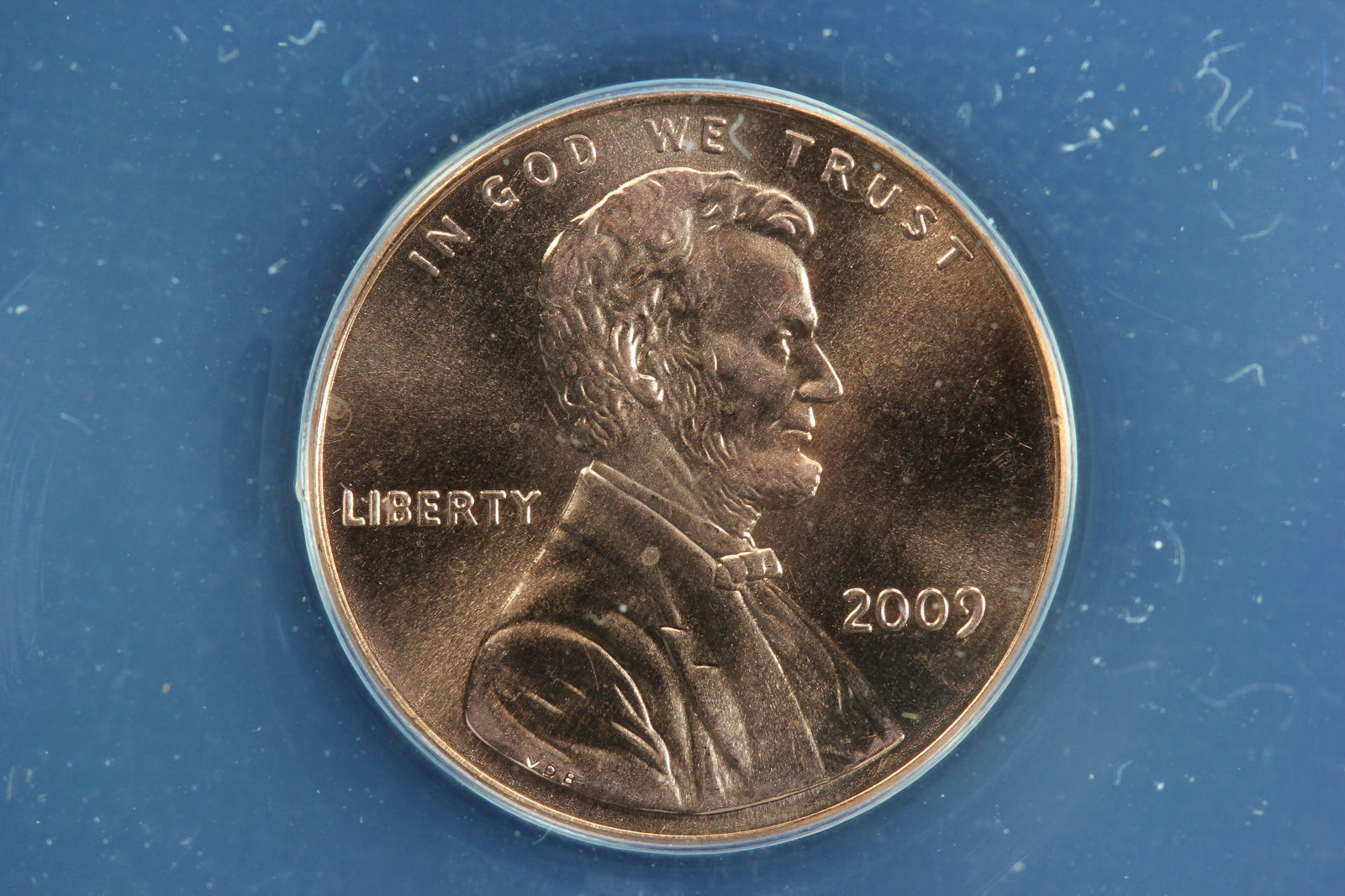 2009 Lincoln Chronicles Cent Formative Years Reverse ANACS MS-67 Red 2XMQ